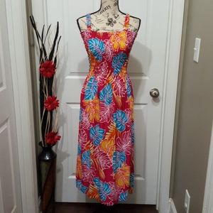 Women Smock Waist Sundress size fits all XS,S,M